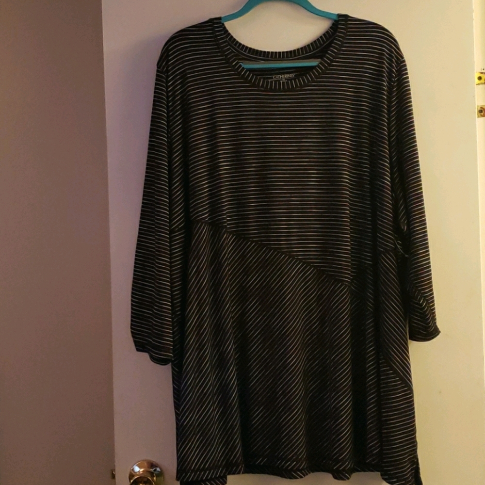 NWOT Catherine's Striped Long Sleeve Shirt